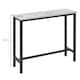 image 7 of HOMCOM Bar Table Coffee Table with Adjustable Footpads for Breakfast Dining
