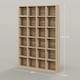image 7 of HOMCOM DVD CD Media Storage Rack, Video Display Unit, Natural