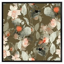 Imprint fantastic paint bouquet (Picutre Frame) Black | M