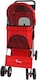 image 4 of Pet Stroller Dog Cat Puppy Pram Pushchair Travel Cart Jogging Buggy Carrier (Red)