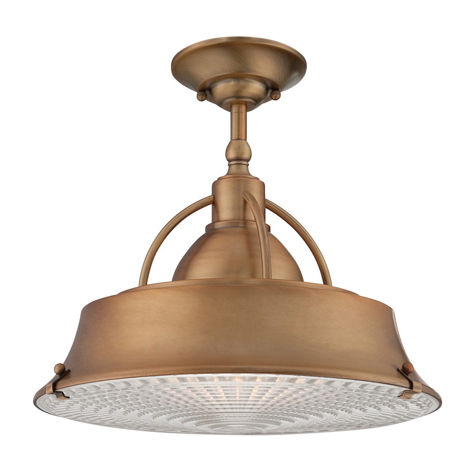 image 1 of Cody 2 Light Dome Ceiling Pendant Copper, E27