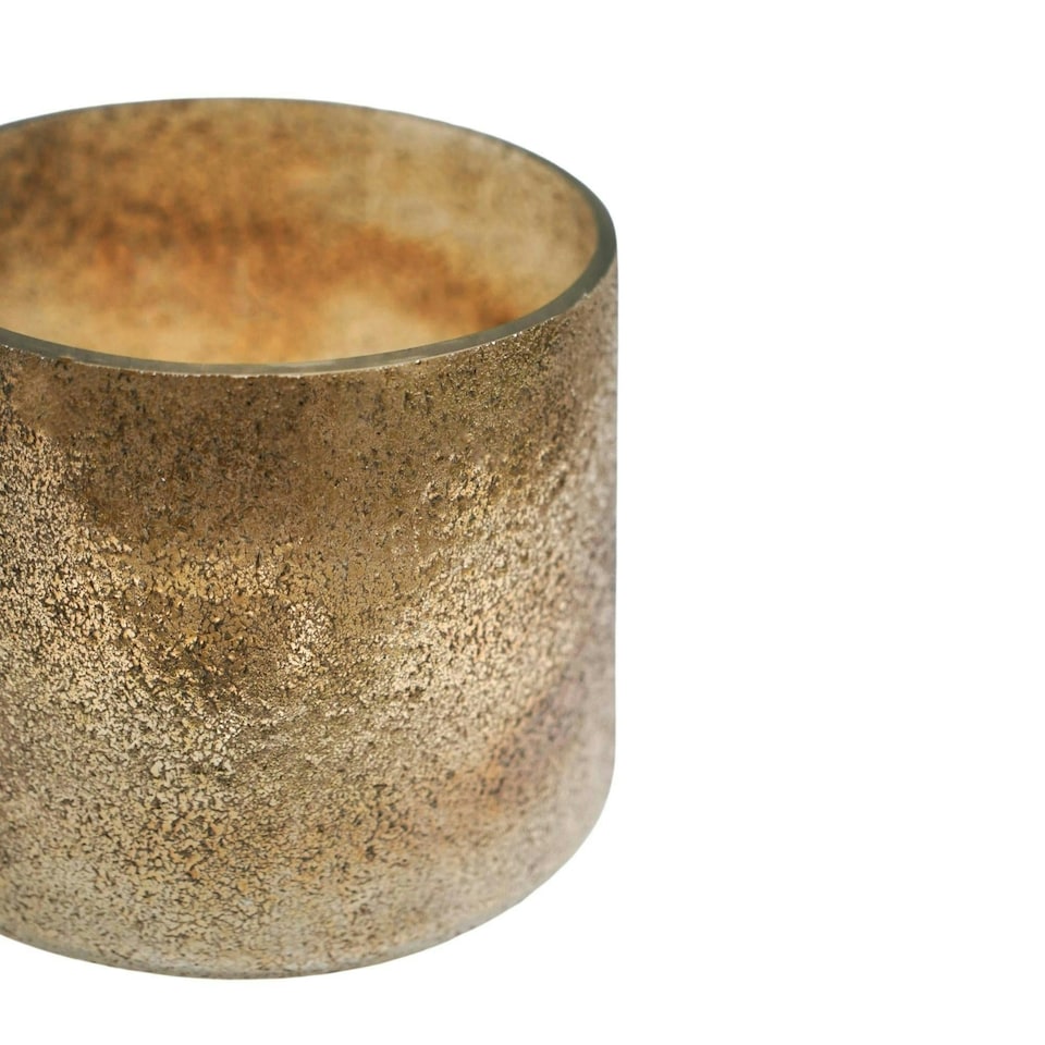 image 1 of Opulent Metallic Planter Gold