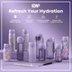 image 7 of Leak Proof Slim Water Bottle, BPA Free, 500ml (18oz) | Purple | Delicate Floral | One Size