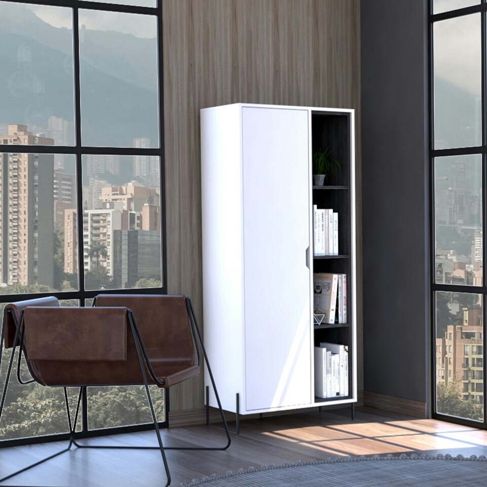 image 1 of Dallas, Bookcase Display Unit White