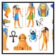 image 2 of Egyptian mythological signs (Picture Frame) Grey | XL