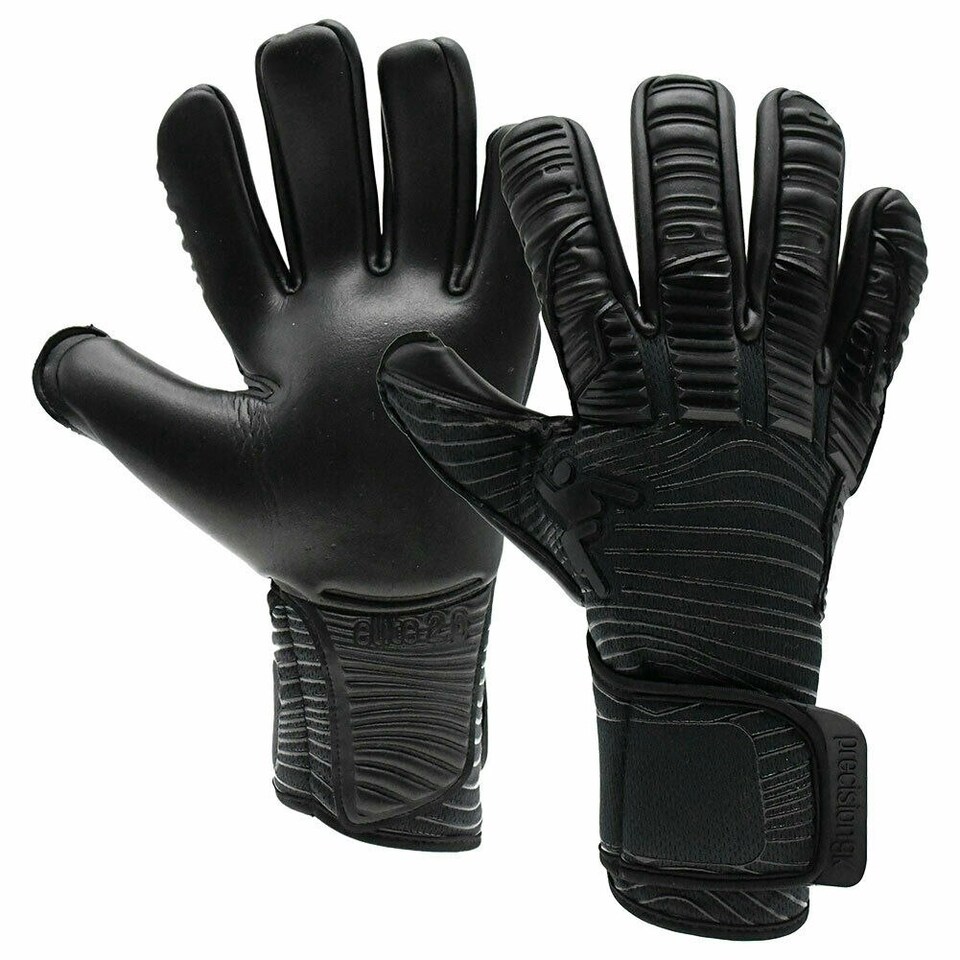 image 1 of Precision Unisex Adult Elite 2.0 Blackout Goalkeeper Gloves - Black - 9.5