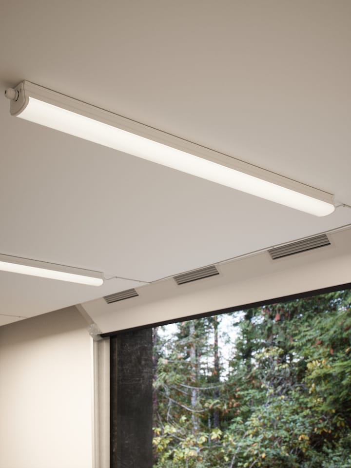 image 1 of Nordlux Oakland Indoor Batten Light Fitting White Plastic Intergrated LED  25,000hrs - Mains Powered, IP65