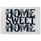 image 1 of Home Sweet Home Type (Rug) Black | Large: 140x200cm