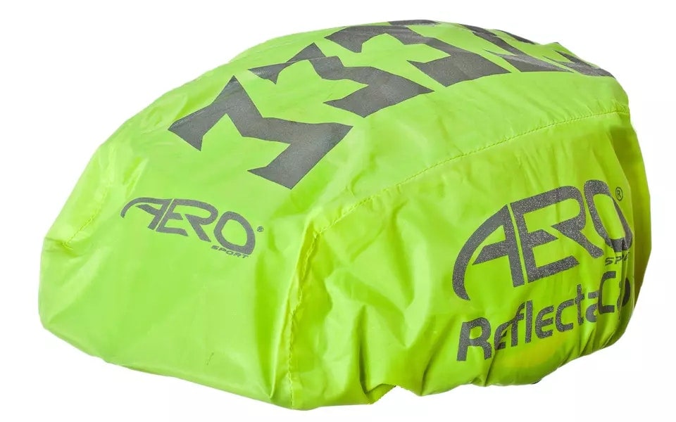 image 1 of AeroSport High Visibility Waterproof Neon Reflective  Helmet Cover