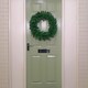 image 2 of 60cm Plain Green Christmas Wreath with 160 Tips