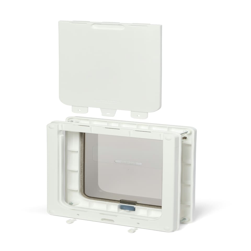 image 1 of Dog Mate Medium Dog Door – White (215W)
