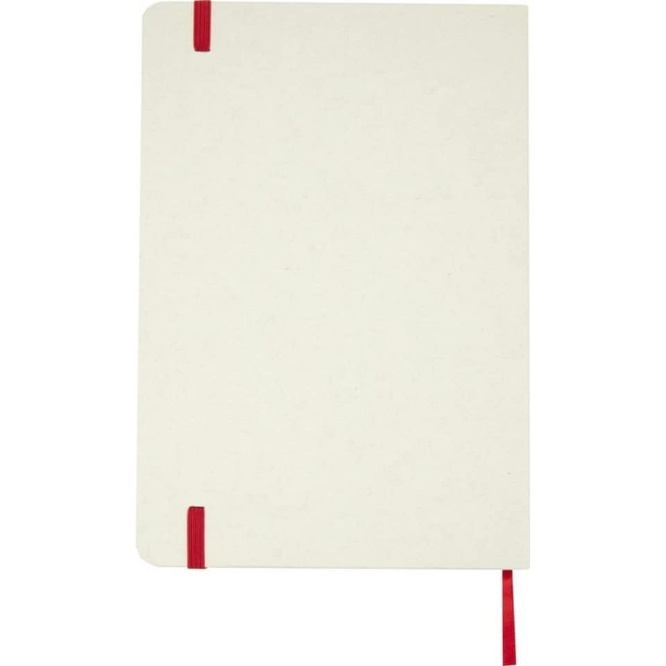 image 1 of Hard Cover Recycled A5 Notebook - Red - One Size