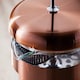 image 4 of Judge 8 Cup Glass Cafetiere Copper