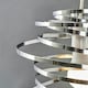 image 1 of ValueLights Bensson Silver Ceiling Pendant Shade