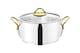 image 3 of Sevval Collection 8-piece Stainless Steel Cookware Set (Gold Handles)