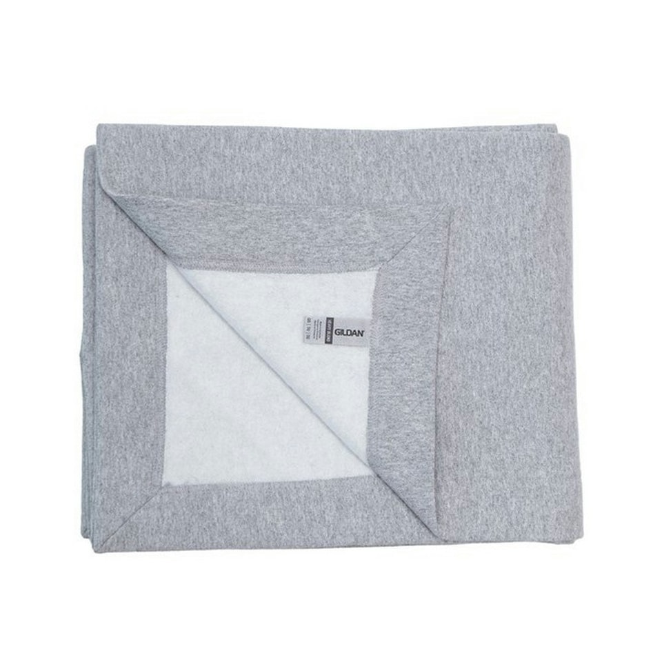image 1 of Gildan Heavy Blend Fleece Stadium Blanket - Sports Grey - One Size