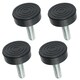 image 2 of SPARES2GO Universal Washing Machine Adjustable Screw in Foot (Pack of 4, 10mm Thread)