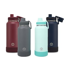 Restore Raid 1L Gym Water Bottle | Grey | Grey | 1L | 1