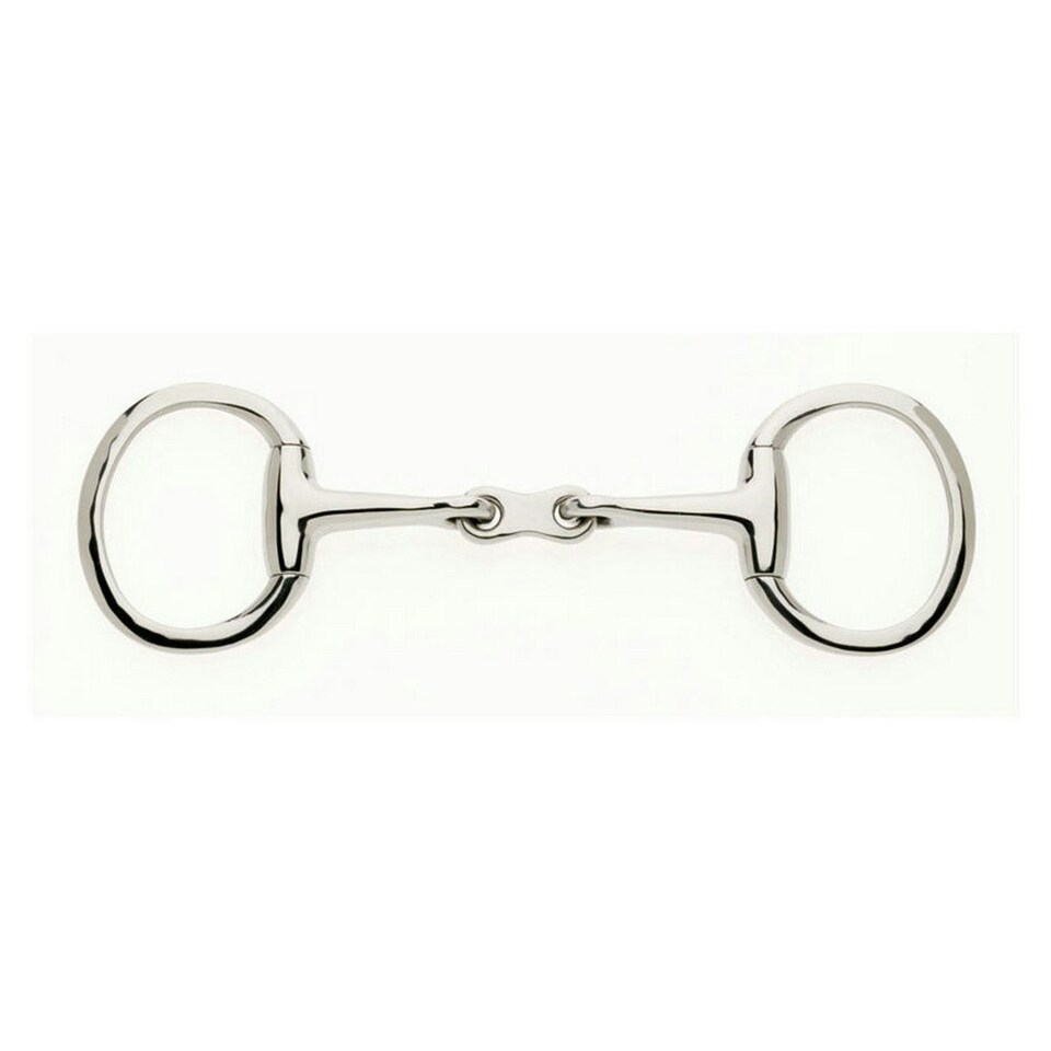 image 1 of Lorina French Link Eggbutt Snaffle - Silver - 6in