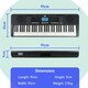 image 4 of Axus 61 Note Slimline Portable Keyboard