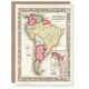 image 1 of Samuel Mitchell Art Card South America Political Divisions Map