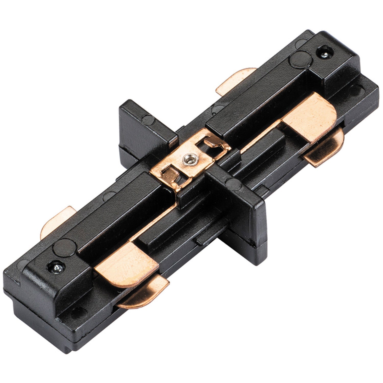 Loops Commercial Track Light Internal Connector - 80mm Length - Black Pc Rail System