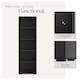 image 3 of Bookshelf Lexi - Bookcase with 5 shelves | Black | black | 60 x 30 x 190 cm | 1