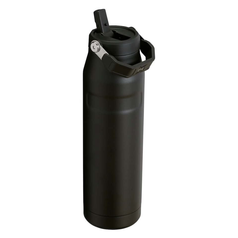 image 1 of IceFlow Bottle Flip Straw 1.06L Water Bottle | Black | Black | Not provided