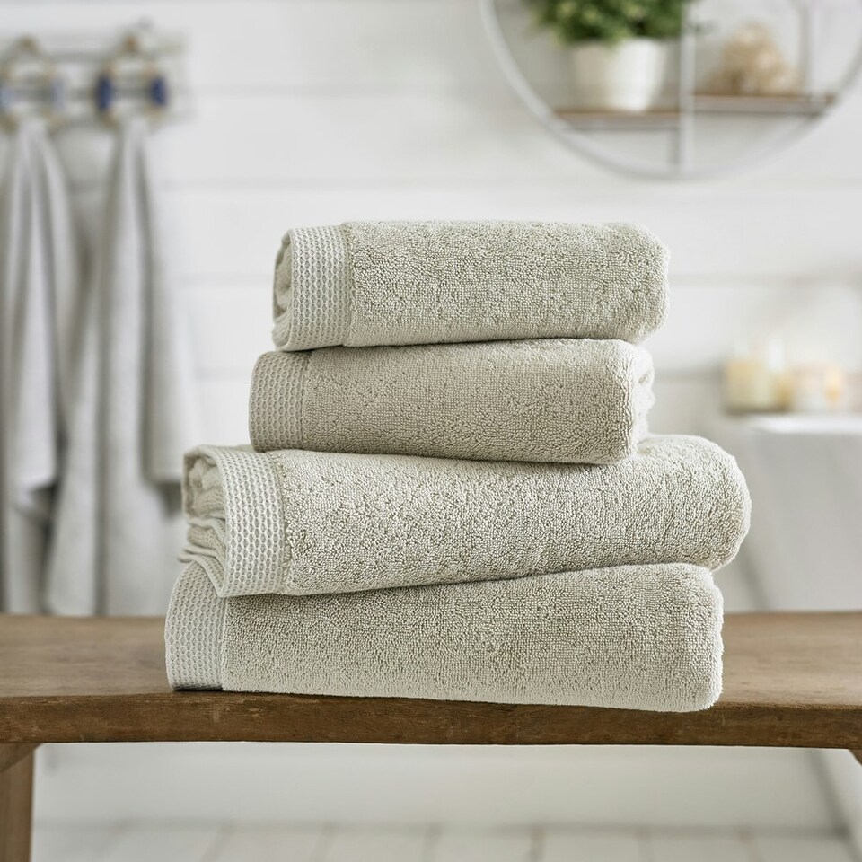 image 1 of Egyptian Cotton Spa Quality Absorbent Bathroom Towels - Soft & Premium Comfort - Hand, Bath, Sheet Cream | Natural | Bath towel