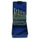 image 3 of 19pc HSS-G Metric Drill Bit Set Split Point Drills Metal Plastic Copper 1mm - 10mm