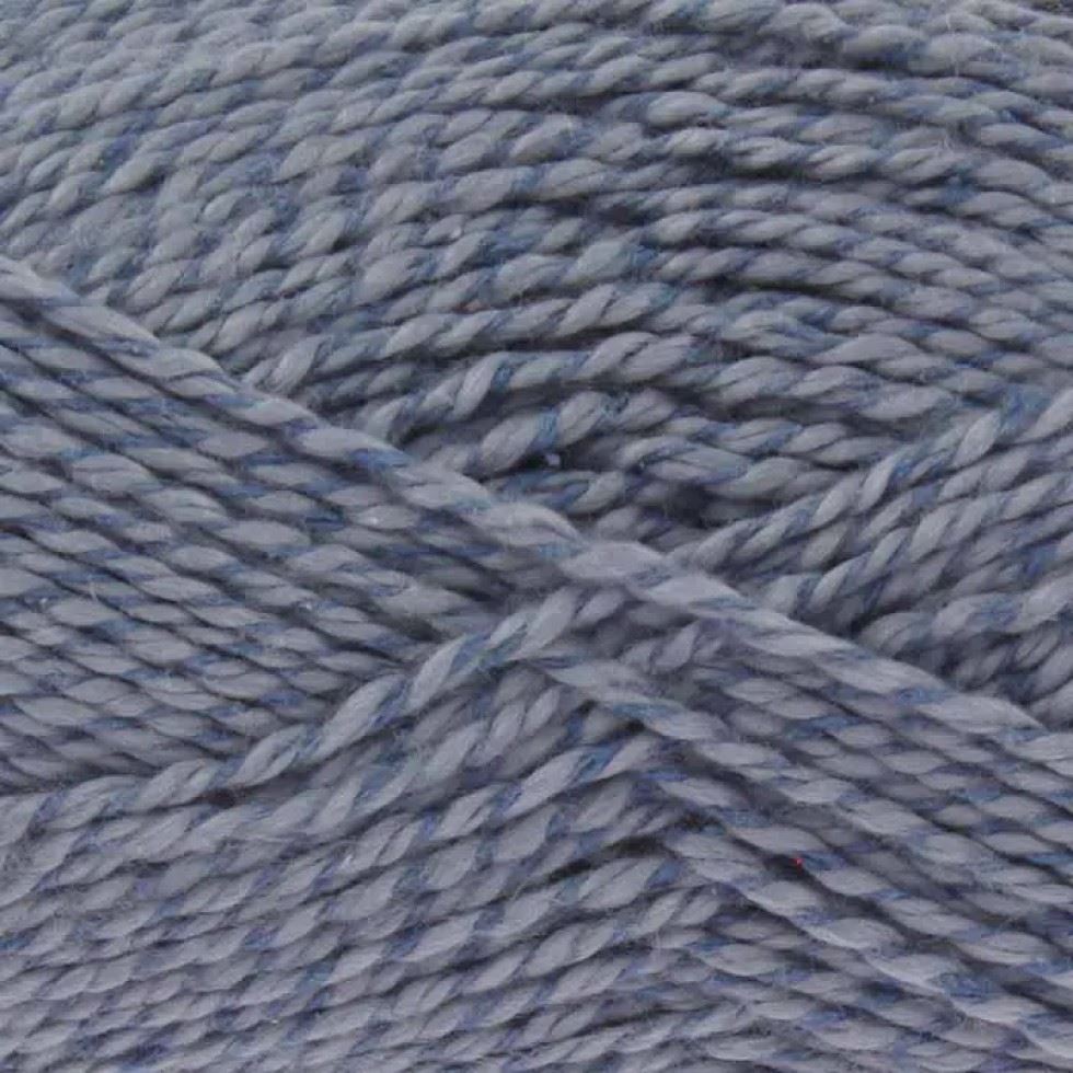 King Cole Blue Finesse Cotton Silk DK Yarn (Value Pack 12 x 50g Balls) For Crochet, Knitting - 120m per ball