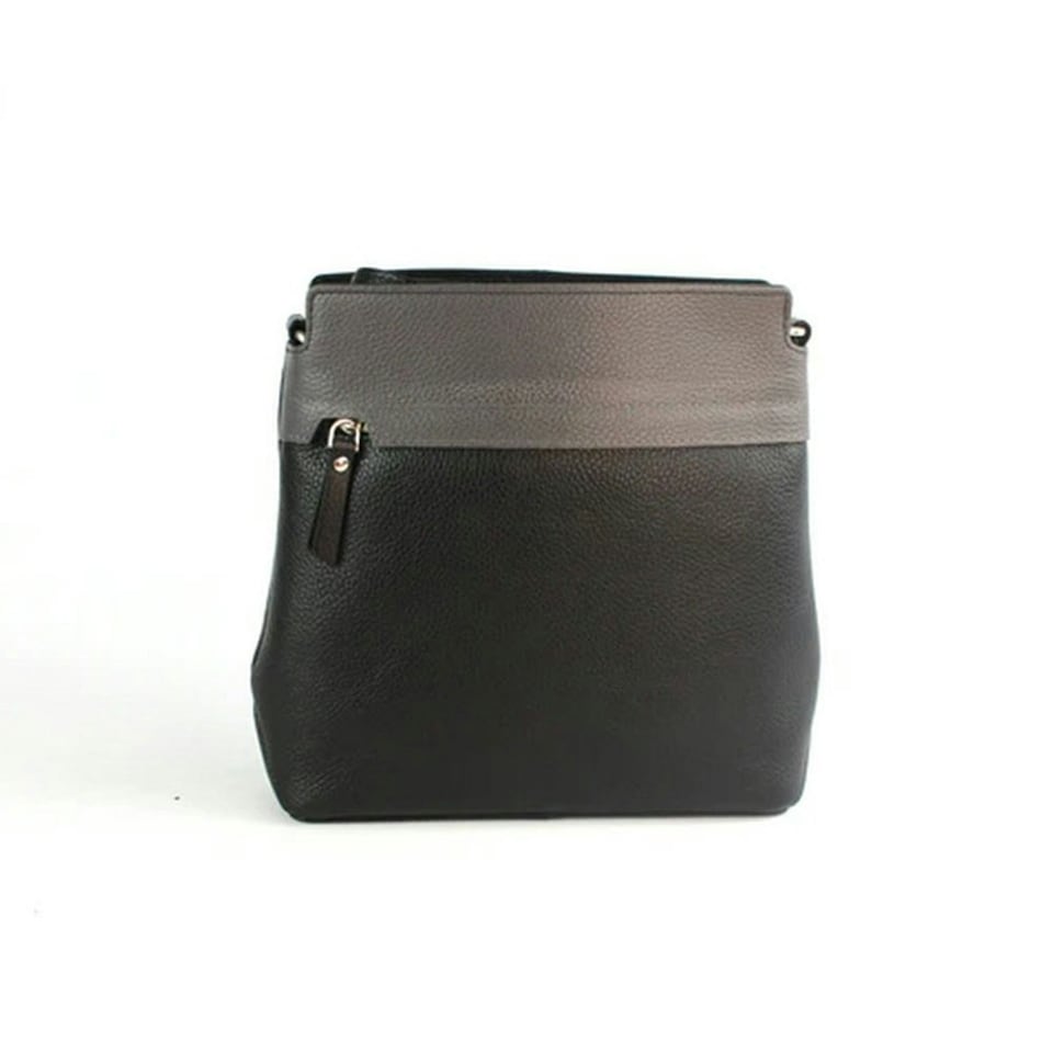 image 1 of Eastern Counties Leather Womens/Ladies Opal Leather Handbag - Black/Dark Grey - One Size | Black