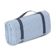 image 1 of Blue and White Gingham Picnic Blanket | Blue | Blue