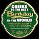 image 1 of Cheers Premium Quality Lager Birthday Card For Him