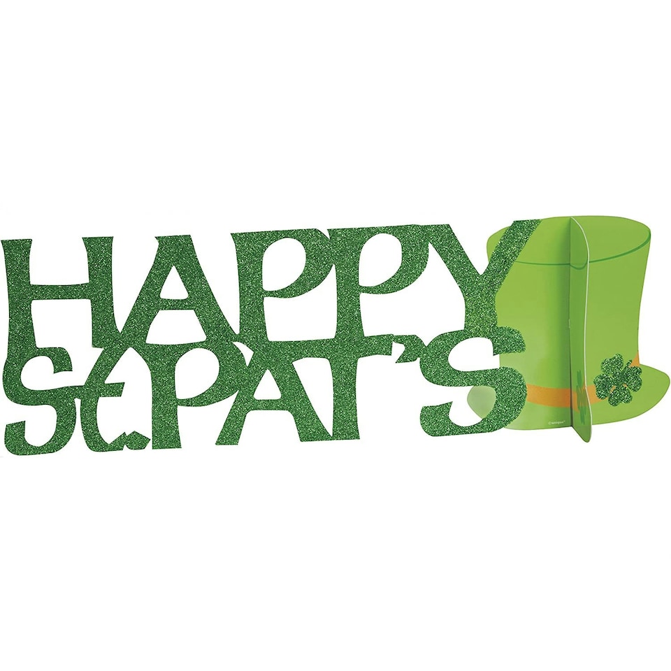 Unique Party St Patricks Day Table Decoration - Green - One Size
