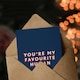 image 3 of You Are My Favourite Human Sweet Sincere For Him Birthday Card