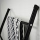 image 4 of Showerdrape Apex Black Bathroom Freestanding Towel Rail Storage Ladder
