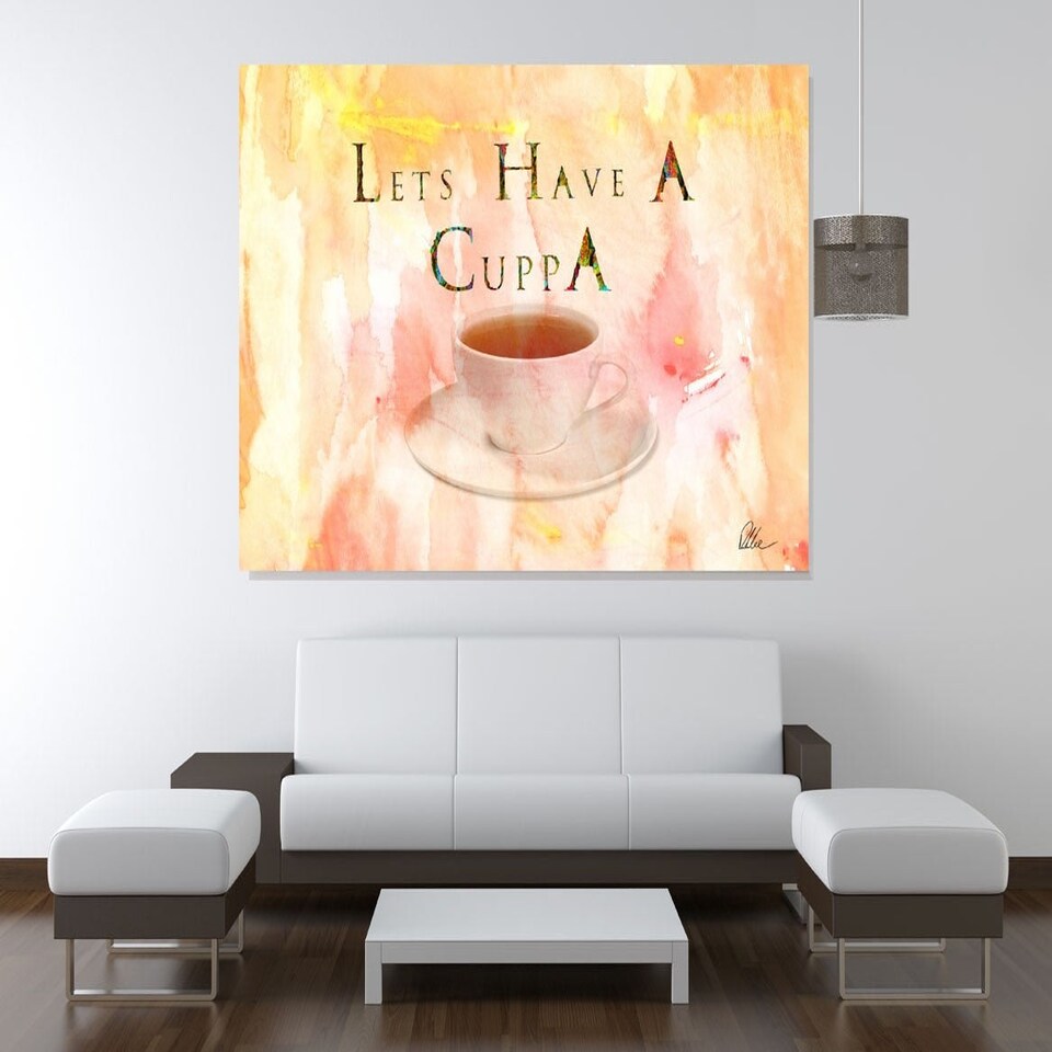 image 1 of Leta Have A Cuppa (Canvas Print) 44" x 30"