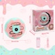 image 4 of Donut Bubble Camera for Kids - Automatic Bubble Gun with Lights and Music - Fun Outdoor Bubble Machine for Birthdays and Parties (Green&Pink)