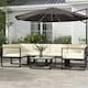 image 10 of Outsunny Replacement Cushions for Outdoor Furniture Garden Seat Cushion Pad 