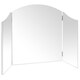 image 1 of BTFY Large Free Standing Trifold Mirror for Dressing Table