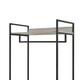 image 6 of Alva Open Wardrobe with 4 Shelves Grey | Grey Oak