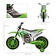 image 7 of HOMCOM 12V Kids Electric Motorbike Ride-On Motorcycle w/ Training Wheels - Green