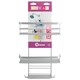 image 5 of Metaltex Viva 3-Tier Shower Caddy Bathroom Storage Rack - Silver
