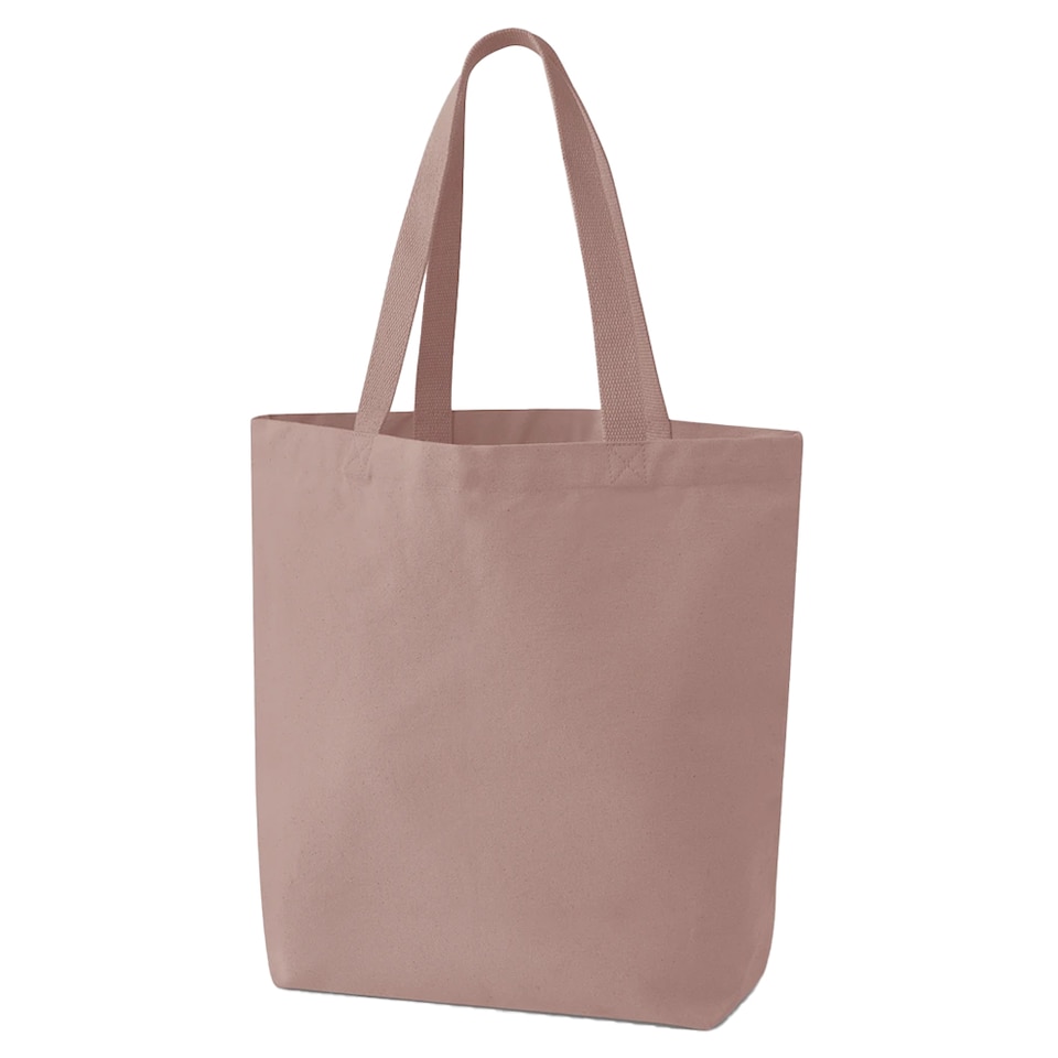 image 1 of Westford Mill Canvas Heavyweight Tote Bag | Pink | Rose | 1