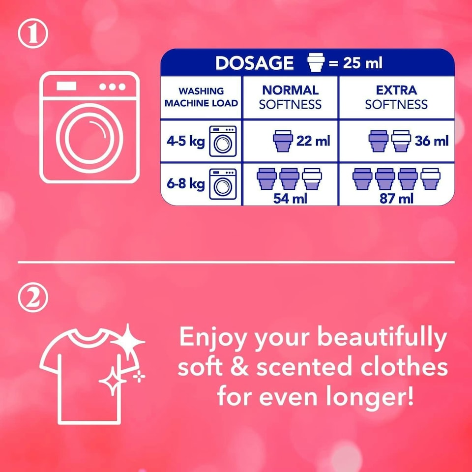 image 1 of Asevi Fabric Conditioner Concentrate Passion Laundry Liquid 60 Washes 1.32L