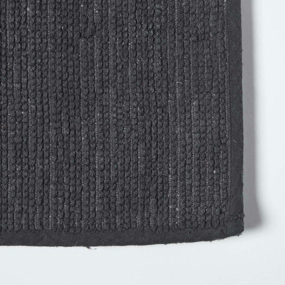 image 1 of Homescapes Spa Supreme Luxury Black Pedestal Mat