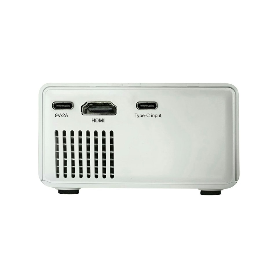image 1 of Denver Mini Projector Full HD with HDMI connection, USB-C & MicroSD card slot