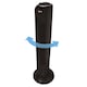 image 2 of Igenix DF0030BL Tower Fan, Oscillating, 2 Hour Timer, 30 Inch, Black