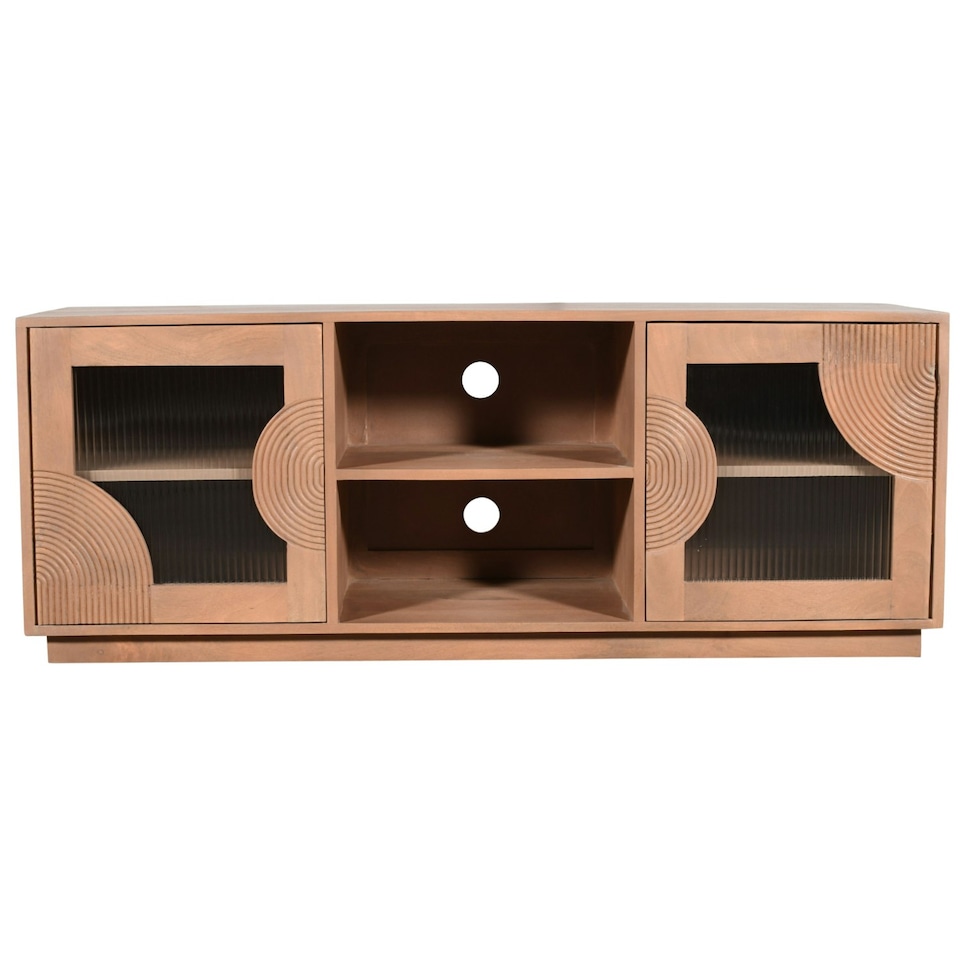 image 1 of Jodhpur Solid Wood Tv Cabinet Brown